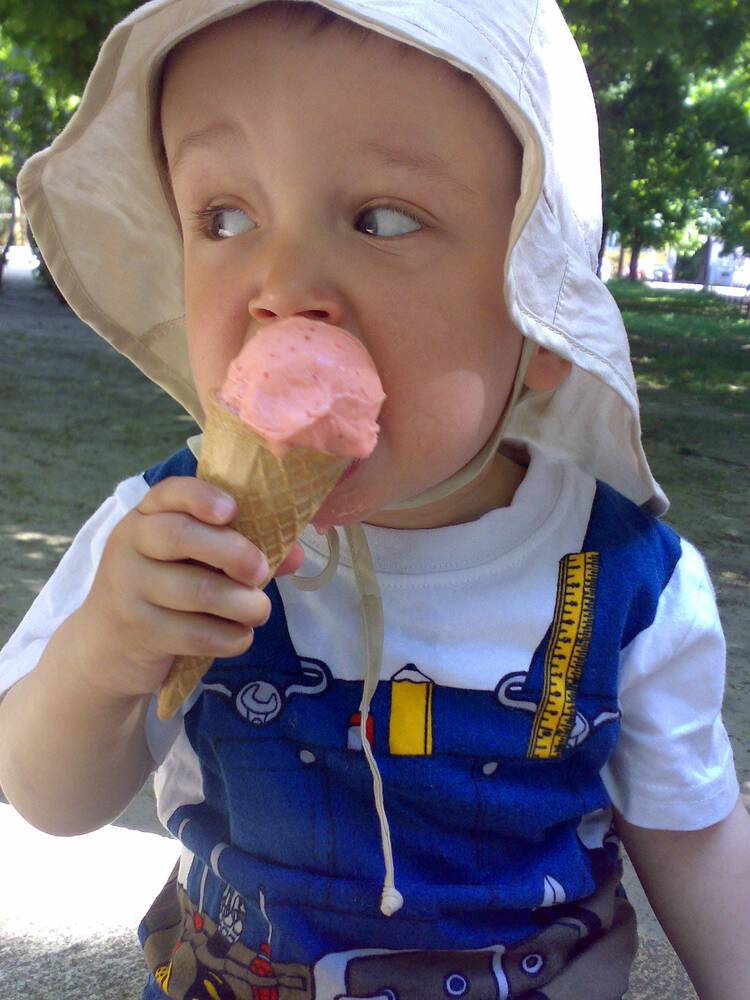 Eis essen im Schmelzpunkt in Heidelberg Schmelzpunkt Heidelberg