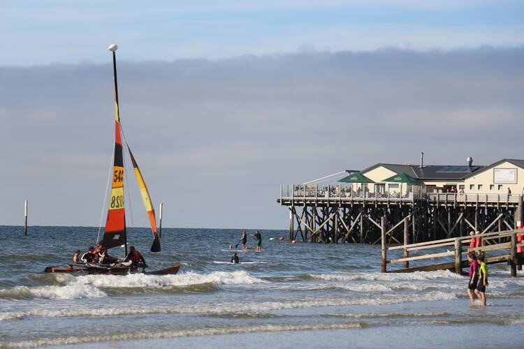 St. Peter-Ording – toll für Familien: Strandleben pur St. Peter-Ording Urlaubsort Nordsee