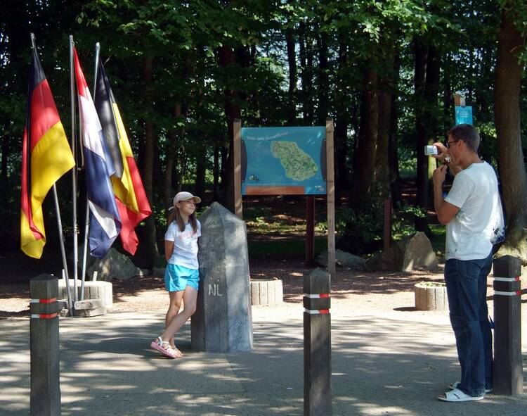 Mit den Kindern zum Dreiländereck Dreiländereck Aachen