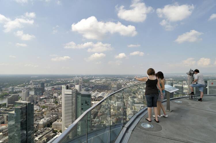 Mit den Kindern auf den Main Tower Main Tower Frankfurt