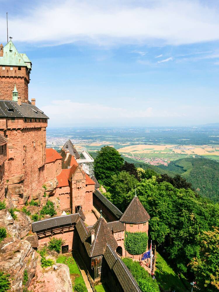 Hohkönigsburg im Elsass Hohkönigsburg