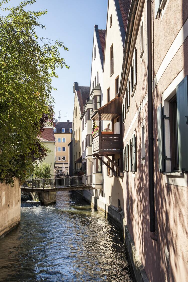 Einen Sommertag am Lech verbringen Augsburg Lech