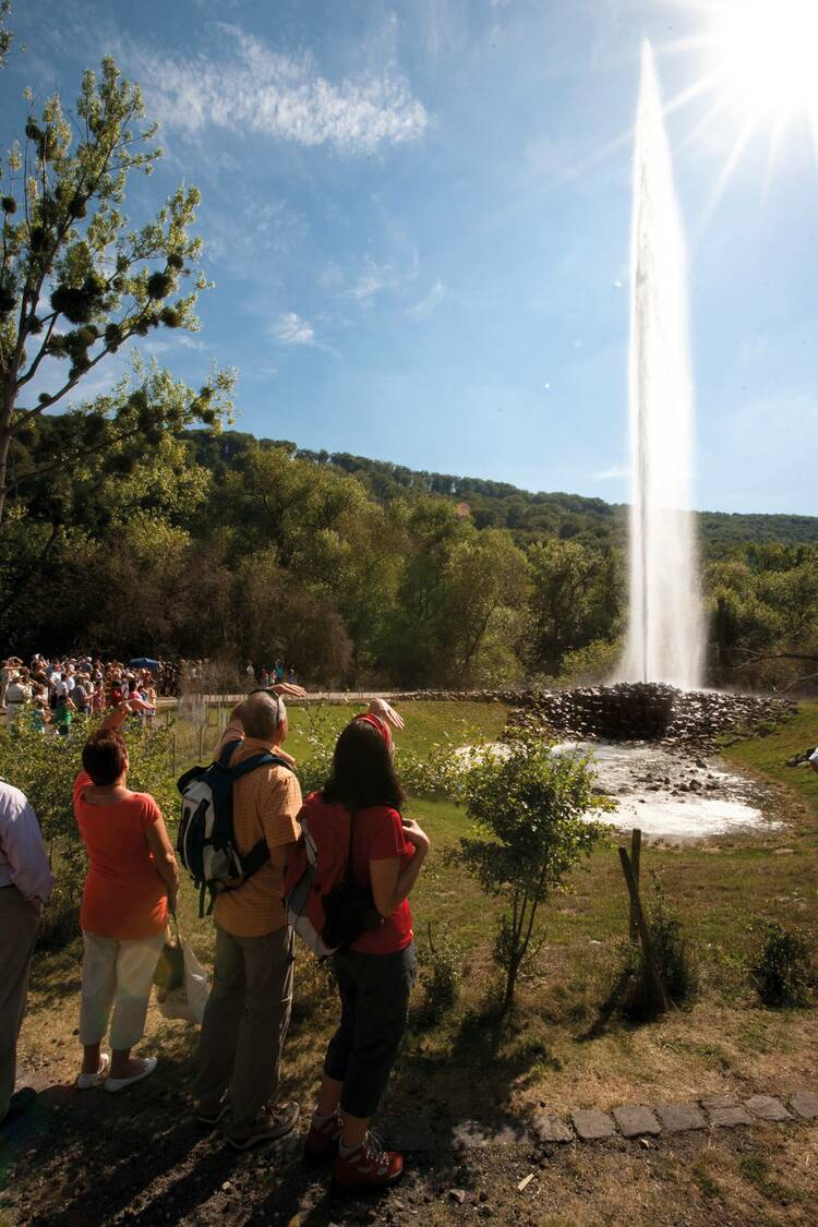 Den Geysir von Andernach bestaunen Geysir Andernach