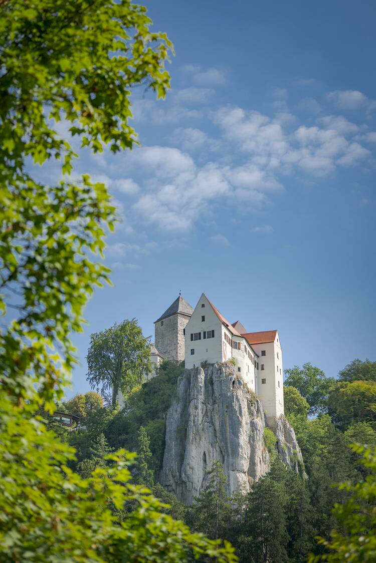 Rauf auf die Burg Prunn Burg Prunn
