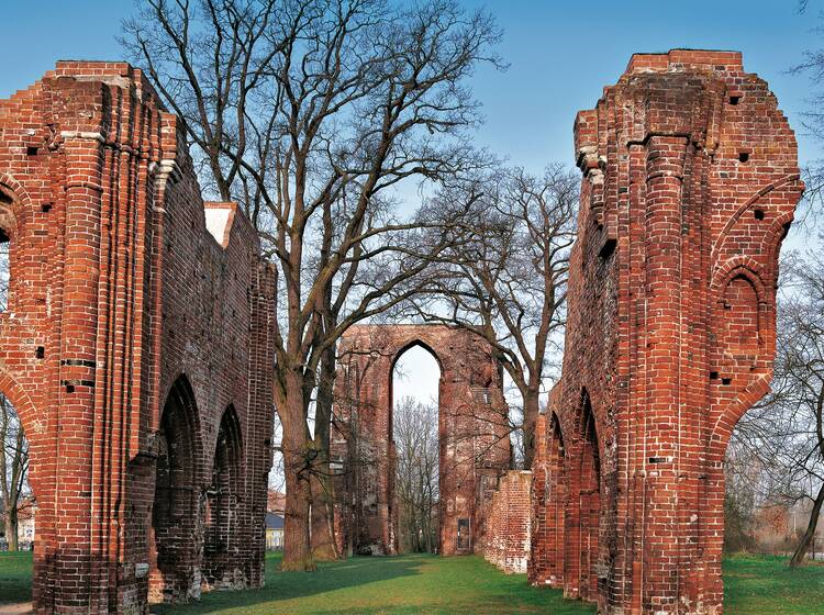 In die Klosterruine Eldena Klosterruine Eldena