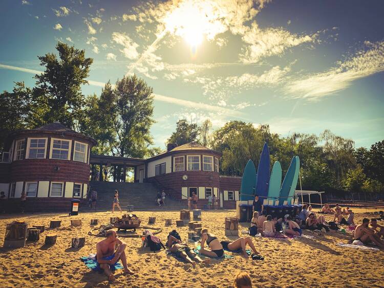 Das beliebte Strandbad: Plötzensee Strandbad Plötzensee