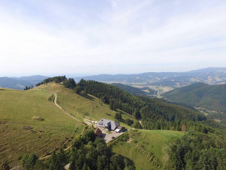 Auf die Höfener Hütte wandern Höfener Hütte Schwarzwald