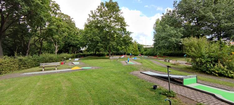 Minigolf spielen an der Jahnwiese Minigolf Bamberg