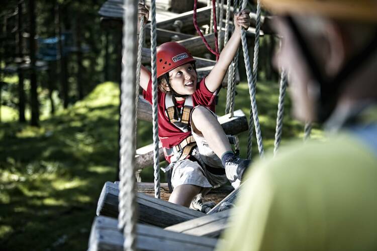 In den Kletterwald in Garmisch-Partenkirchen gehen Kletterwald Garmisch-Partenkirchen