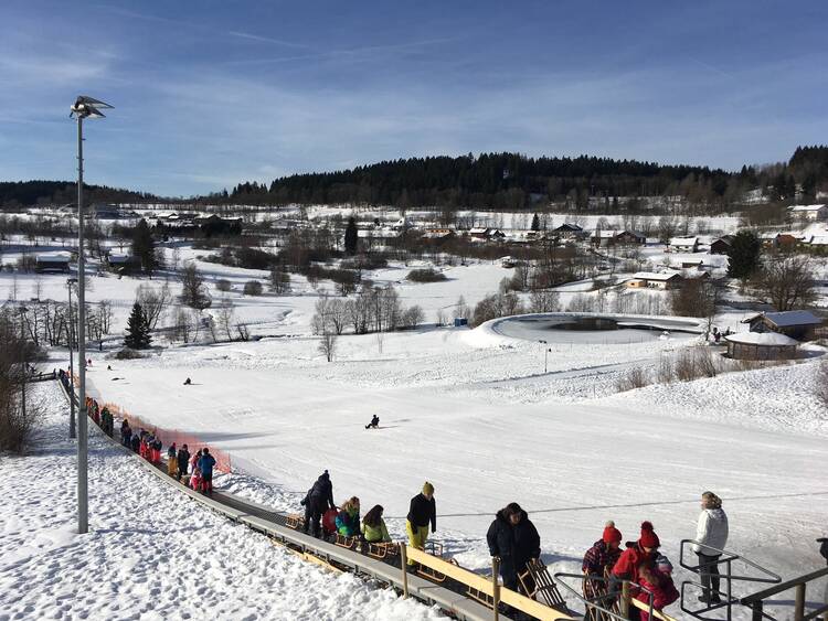 Rodeln Kurpark Sankt Englmar