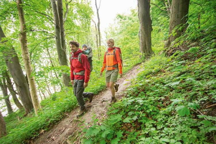 Wandern Familie Rügen