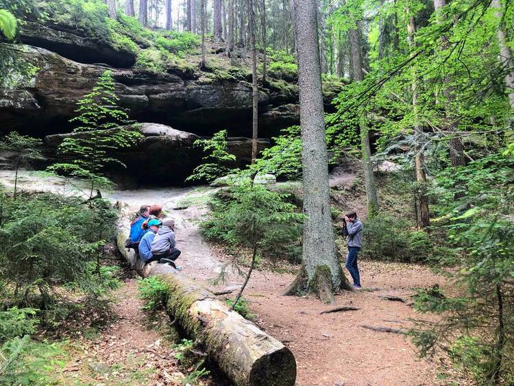 Wandern Kinder Fränkische Schweiz