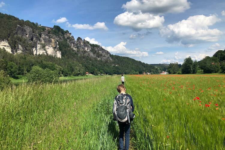 Wandern Kinder Sächsische Schweiz