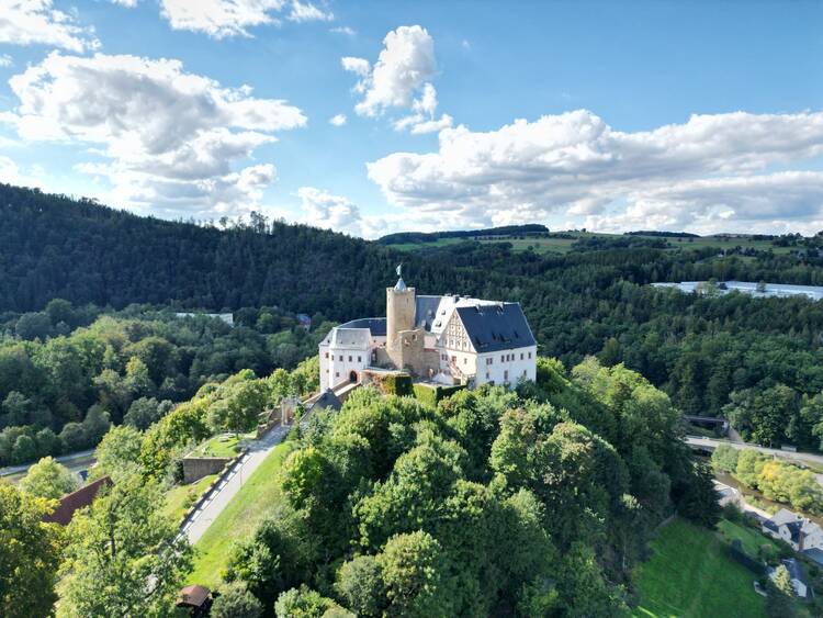Mittelalter-Dorf Burg Scharfenstein