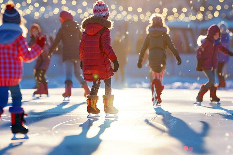 Spargelhof Klaistow Schlittschuhlaufen