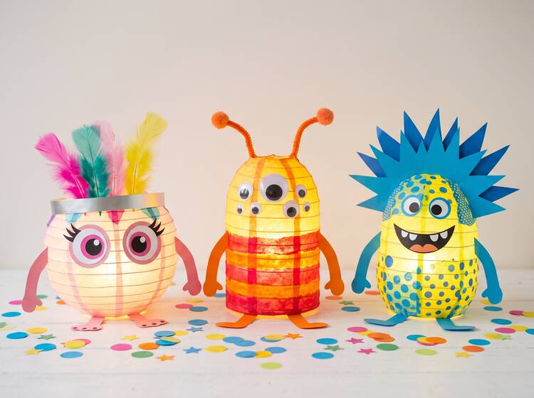 Monsterlaternen basteln