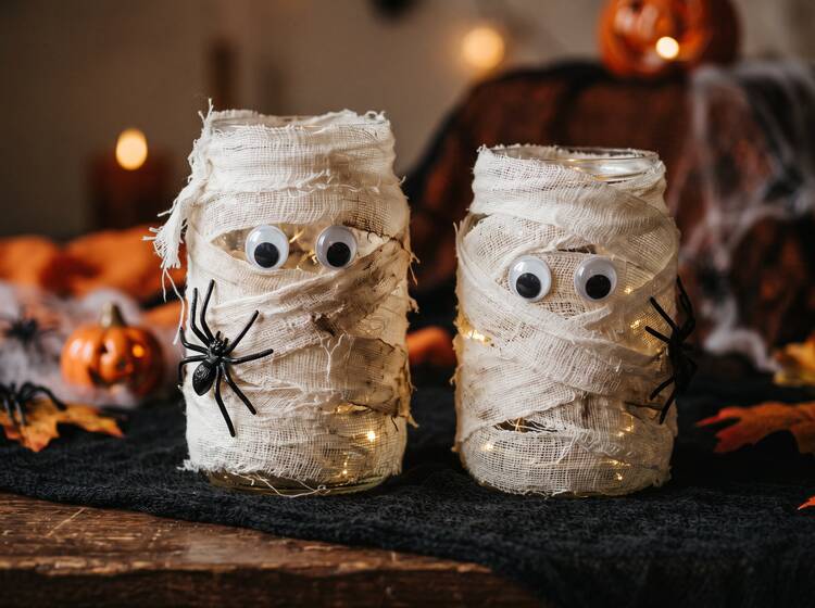 Mumiengläser Halloween