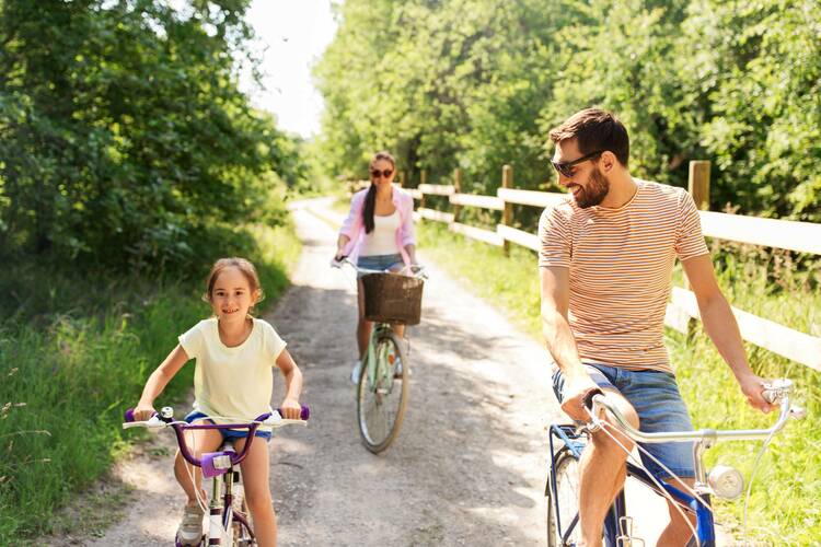 Fahrrad Familienurlaub