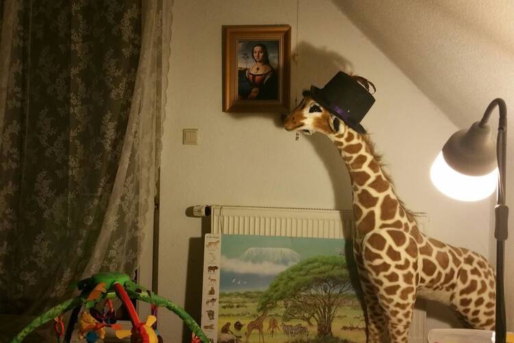 Kinderzimmer mit Giraffe