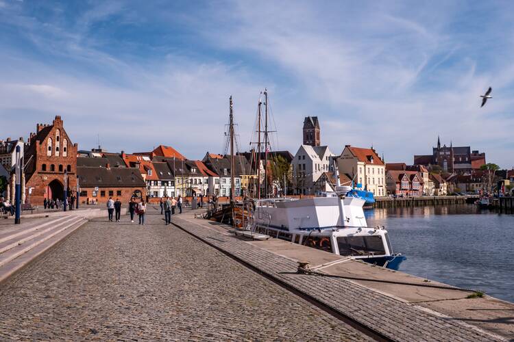 Wismar mit Kindern