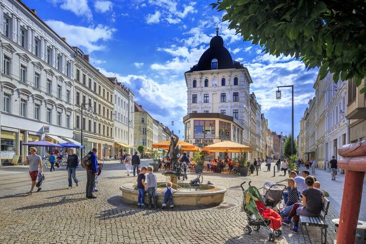 Görlitz Oberlausitz mit Kindern